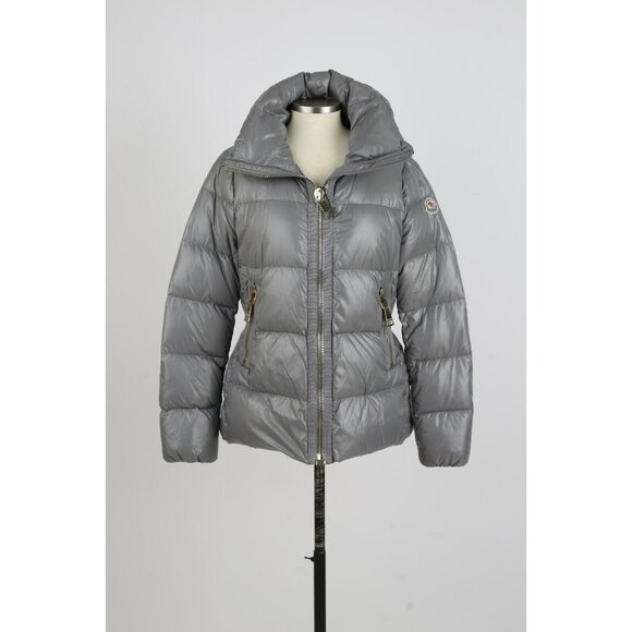 $1,740 Moncler Joux Down Puffer Jacket SZ 2 / Medium - Gray LNWT - Picture 1 of 11